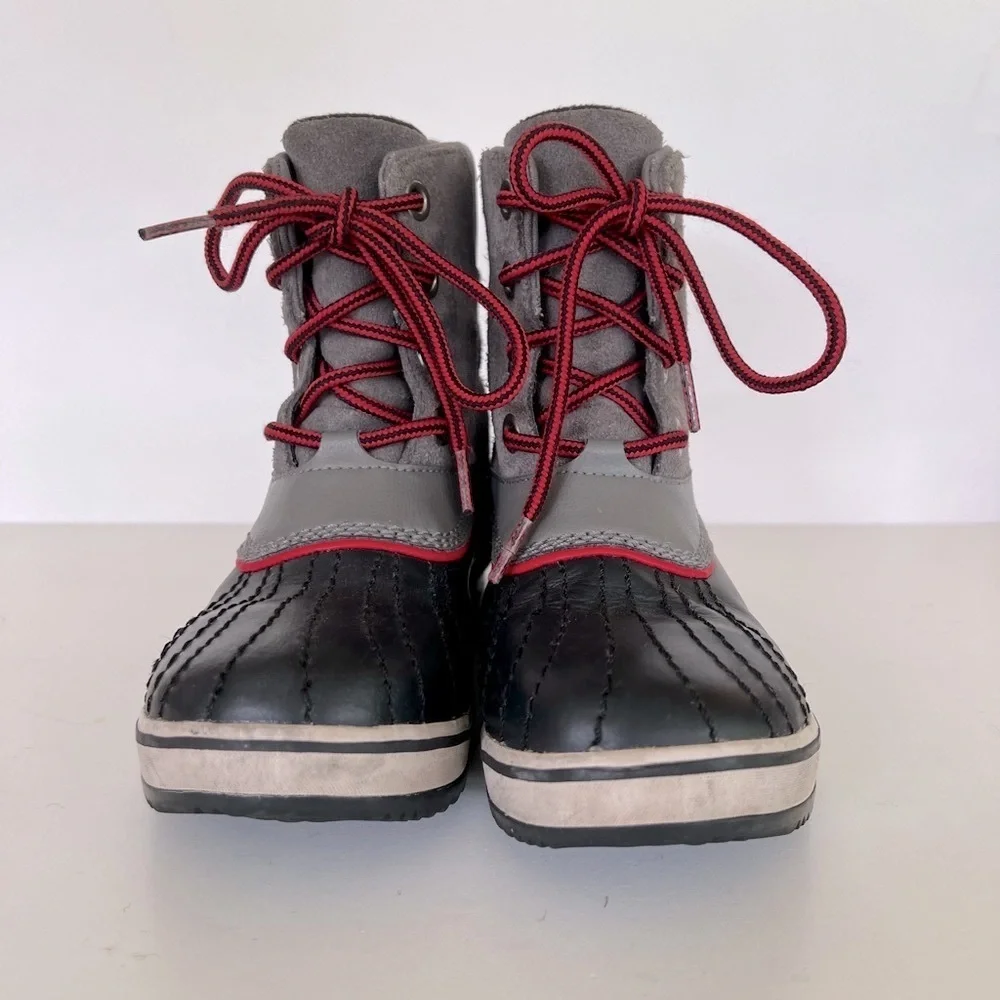 Sorel Slimpack II Youth Big Kids Lace Waterproof Winter Snow Boots, size 4